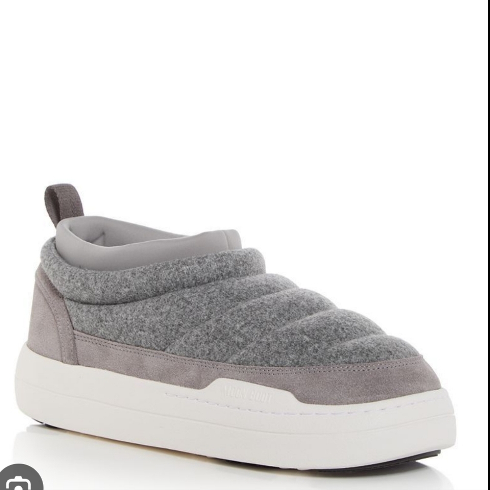 Moon Boot Park Sneakers Moon Boot Park Felt Grey Slip On Moon Boot Park Boots
